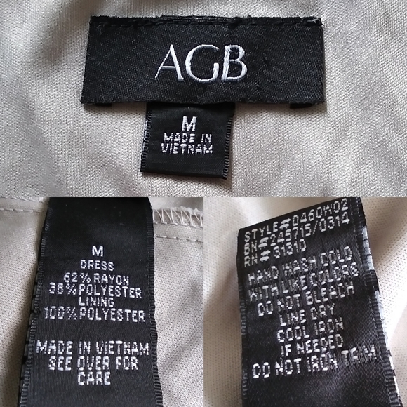 Fully Lined Riveted Maxi Dress by AGB - Picture 9 of 9